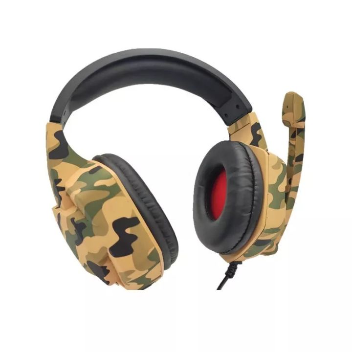 Игровые накладные проводные наушники с подсветкой KR-GM602 с микрофоном геймерские для компьютера и ноутбука