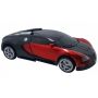 Машинка трансформер на радиоуправлении Bugatti Veyron Robot Car RC 1:18 радиоуправляемая машина на аккумуляторе красная