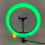 Кільцева RGB LED лампа 30 см зі штативом 2 метри (кільцеве світло) для селфі / фото / відео / інстаграма / тик струму / візажиста (1722-tg)