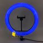 Кільцева RGB LED лампа 30 см зі штативом 2 метри (кільцеве світло) для селфі / фото / відео / інстаграма / тик струму / візажиста (1722-tg)