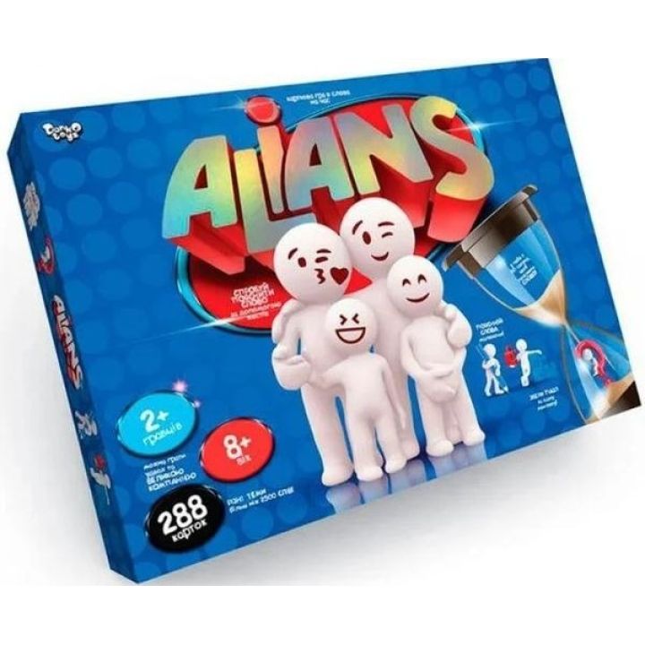 Настольная развлекательная игра Alians Альянс Danko Toys развивающая настолка для всей семьи (укр)