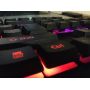  Игровой проводный комплект клавиатура и мышка UKC 4958 геймерский комплект черный c RGB подсветкой