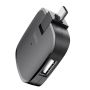 Usb хаб разветвитель концентратор удлинитель USB hub HOCO Type-C OTG to 3USB HB11 Черный