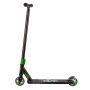 Самокат трюковый с алюминиевыми колесами 2 пеги в комплекте Best Scooter черный с зеленым (1889-86380)