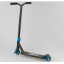 Самокат трюковый с алюминиевыми колесами 2 пеги в комплекте Best Scooter черный с синим (1890-86380)
