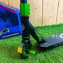 Самокат трюковый с алюминиевыми колесами 2 пеги в комплекте Best Scooter зеленый (DIMSA-027-1N), Черный с зеленым