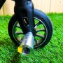 Самокат для трюков Best Scooter колеса алюминий 110 мм с пегами (синий с серым)
