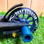 Самокат для трюков Best Scooter колеса алюминий 110 мм с пегами (черно-красно-синий)