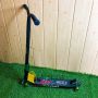Самокат для трюков Best Scooter колеса алюминий 110 мм с пегами (черный с зеленым)