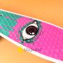 Пенни борд скейт маленький лонгборд детский скейтборд Best Board S 29707, доска 55 см, колёса полиуритановые светятся для фрирайда Фиолетовый