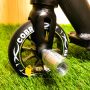 Самокат для трюков Best Scooter колеса алюминий 110 мм с пегами (черный)
