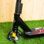 Самокат для трюков Best Scooter колеса алюминий 110 мм с пегами (черный)