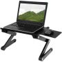 Столик трансформер для ноутбука Laptop Table T8 подставка портативная с вентилятором