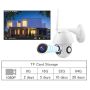 Вулична камера відеоспостереження IP Wi-Fi camera UKC (1080p, нічна зйомка, датчик руху, вологозахист IP66)