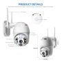 Вулична IP камера відеоспостереження UKC CAMERA CAD N3 WIFI IP 360/90 4.0mp поворотна з віддаленим доступом (2109)