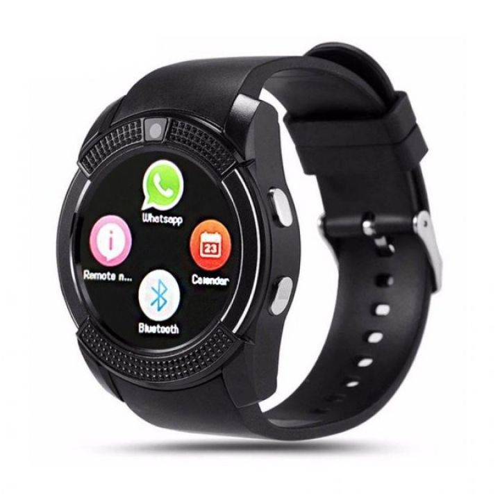 Умные смарт часы с функцией фитнес браслета Smart watch V8 мужские сенсорные спортивные часы 