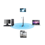 USB WiFi Адаптер Pix-Link 150 Мбит/сек 2.4 GHz LV-UW10 антенна усиления сигнала 