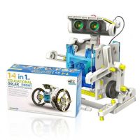Электронный конструктор робот Solar Robot Original 14 в 1 на солнечных батареях