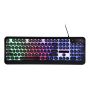 Игровая клавиатура с подсветкой RIAS M300 проводная геймерская keyboard для ПК Черная