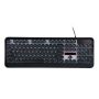 Игровая клавиатура с подсветкой RIAS M300 проводная геймерская keyboard для ПК Черная