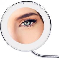 Гибкое косметическое настольное зеркало для макияжа с подсветкой  Ultra Flexible Mirror с увеличением 10X сенсорное гримерное