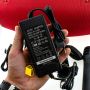 Оригинальная портативная Bluetooth колонка Hopestar X с микрофоном красная (713-tg)