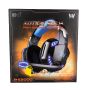 Игровые наушники Kotion Each G2000 с микрофоном и подсветкой геймерские наушники Blue