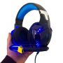 Игровые наушники Kotion Each G2000 с микрофоном и подсветкой геймерские наушники Blue