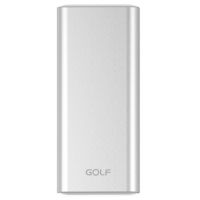Портативный Power Bank GOLF G68 Alloy 10000 мАч внешний аккумулятор павербанк серый