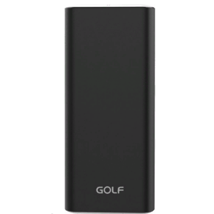 Портативный Power Bank GOLF G68 Alloy 10000 мАч внешний аккумулятор павербанк черный